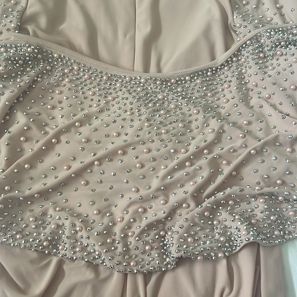 Blush Betsy & Adam cape sparkle dress 6 - Picture 10 of 11